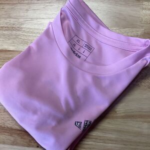 NWT‎ Youth Adidas Art Of Soccer Pink Short Sleeved Performance Tee XL (18/20)